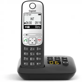 Gigaset A690A - Analogais/DECT telefons - Bezvadu klausule - Brīvroku sistēma - 100 ieraksti - Melns (S30852-H2830-B101)