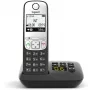 Gigaset A690A - Analogais/DECT telefons - Bezvadu klausule - Brīvroku sistēma - 100 ieraksti - Melns (S30852-H2830-B101)