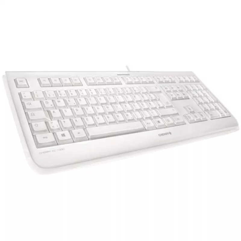 CHERRY KC 1068 tastatūra USB Šveices pelēka