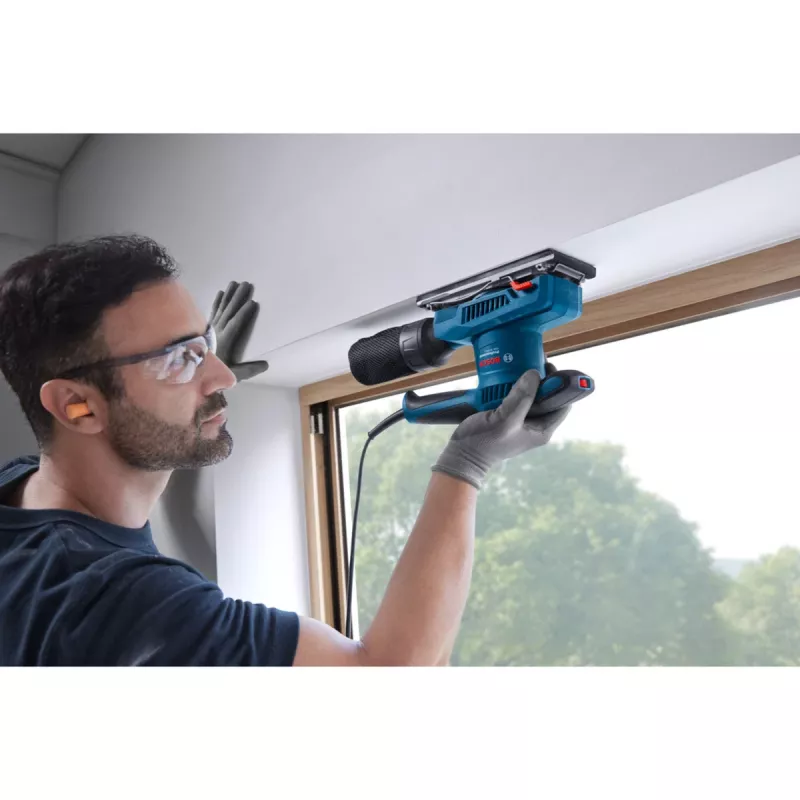 orbitālais slīpmašīnas GSS 20-18 A Professional (zila, 200 vatu)