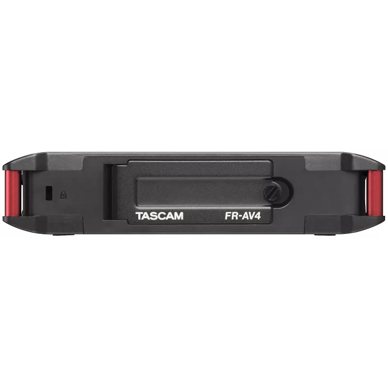 Pārnēsājams audio ierakstītājs Tascam FR-AV4 — 6 kanāli, 4 XLR combo + 2x 3,5 mm, 24/32 biti, 48/96/192 kHz, MicroSD līdz 512 GB, USB-C, PD
