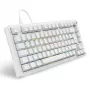 Sharkoon SGK25 75% QWERTZ USB vadu klaviatūra ar RGB LED, balta