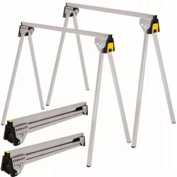 Stanley STST81337-1 salokāms metāla zāģa zirgu komplekts, 2 gab.