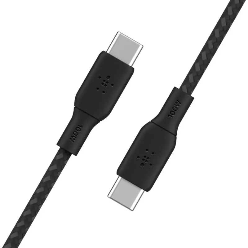 USB kabelis Belkin CAB014bt3MBK 3m USB C melns USB 2.0