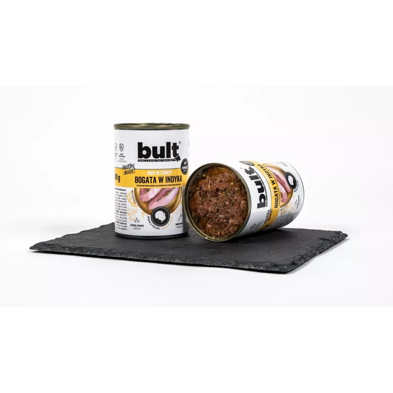 BULT Bagāts ar tītaru - mitrā suņu barība - 400g