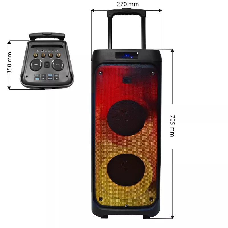 Portable Speaker Manta SPK5220, Melns