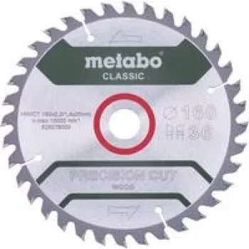 Metabo PRECISION CUT WOOD CLASSIC ripzāģa asmens, 160 x 20 x 1,4 mm, 36 zobi