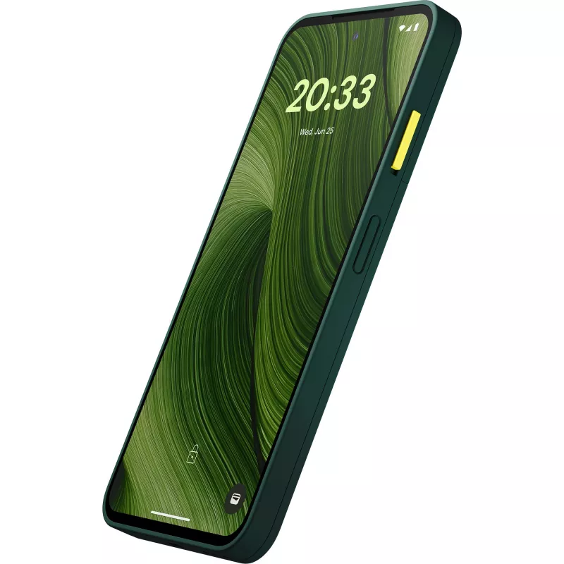 Fairphone The (Gen 6) 16 cm (6.31 inch) Dual SIM Android 15 5G USB Type-C 8 GB 256 GB 4415 mAh Zaļš