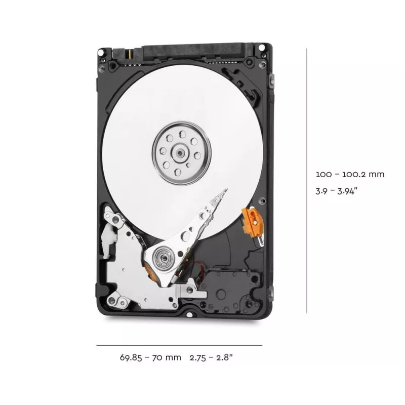 HDD Western Digital 2 TB 2.5 collu Serial ATA III WD20SPZX