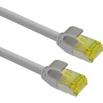 Helos komutācijas kabelis Cat.6a TPE Ultraplāns AWG 28/7 pelēks 2.0 m