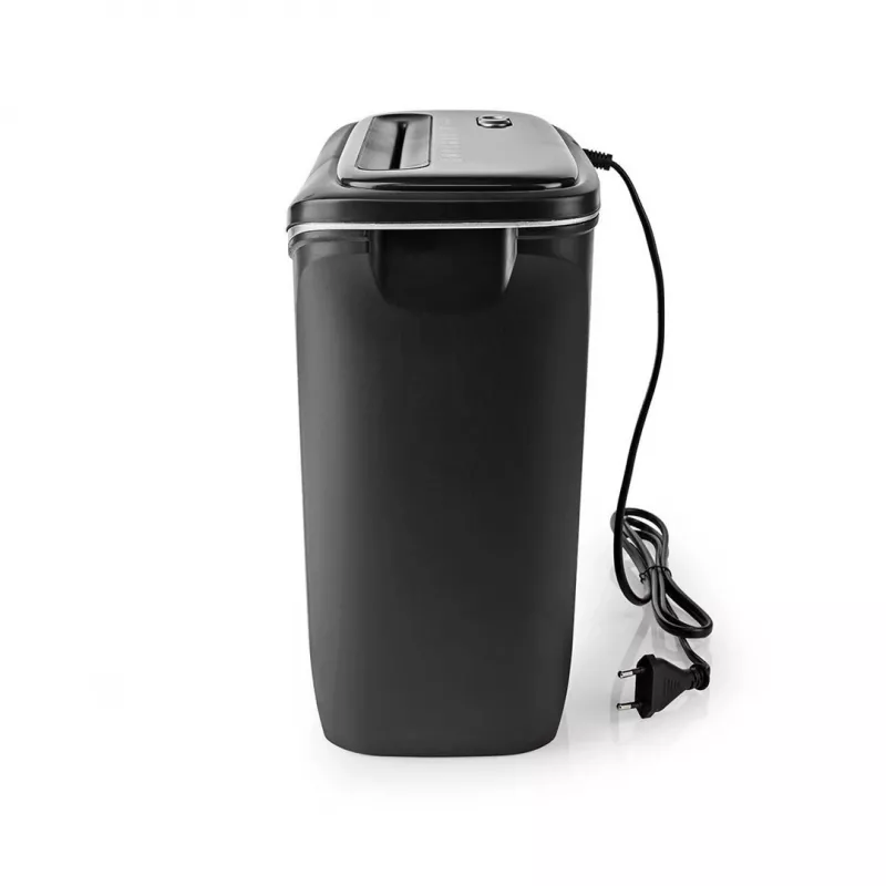 Nedis PASH120BKA4 papīra smalcinātājs, sloksnes smalcināšana, 22 cm, melns