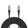 USB-C uz USB-C kabelis GEMBIRD CCBP-USB4-CMCM240 1,5 m, USB4 Gen 3x2, 40 Gbit/s, 240 W, melns