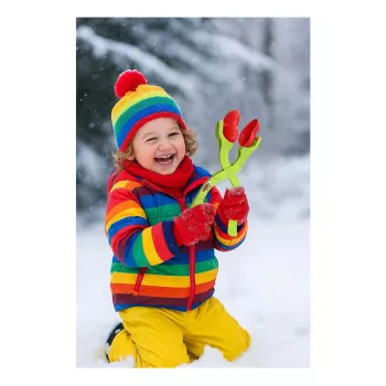 Sniega bumbiņu veidotāja lāpstiņa Jamara Snow Play 2in1 — sirds un zvaigznes formas, no 3 gadu vecuma, daudzkrāsaina