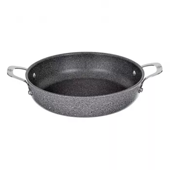 Indukcijas dziļā cepamā panna ar 2 rokturiem BALLARINI Salina Granitium 24 cm 75002-811-0