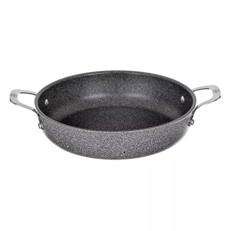 Indukcijas dziļā cepamā panna ar 2 rokturiem BALLARINI Salina Granitium 24 cm 75002-811-0