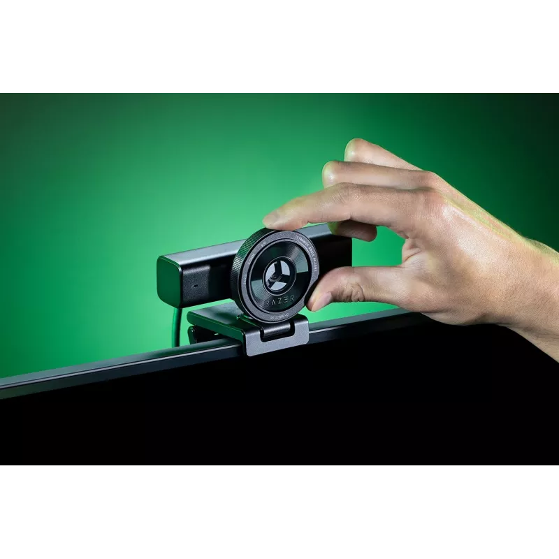 Razer | Tīmekļkamera | Kiyo V2 | MJPEG līdz 4K 30 FPS, 1080p 60 FPS, YUY2 līdz 4K 15 FPS, 1080p 60 FPS, NV12 līdz 4K 20 FPS, 1080p 60 FPS