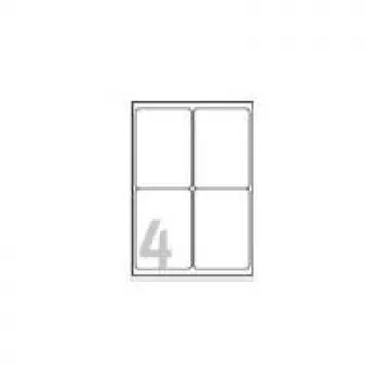 Avery Zweckform Avery Heavy Duty Laser etiķetes - Poliesters - Balta - 99,1 x 139 mm 80 etiķetes (20 lapas x 4)