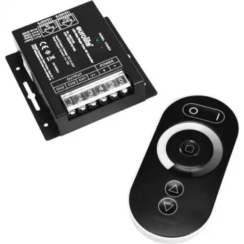 Gaismas diožu lentes kontrolieris EUROLITE 50531106 RF vadība vienas krāsas LED lentēm
