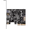 SilverStone ECU05 — USB adapteris — PCIe 2.0 x2 Low Profile — USB 3.1 Type C x 1 + USB3.0 x 2 + USB3.0 (iekšējais) x 2 (SST-ECU05)