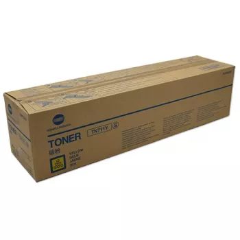 Konica Minolta A3VU250/TN-711Y toneris dzeltens. 31,5 tūkst. lappušu/5% KM Biz