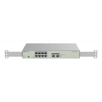 Ruijie Networks RG-NBS3100-8GT2SFP-P-V2 tīkla slēdzis pārvaldāms L2 Gigabit Ethernet (10/100/1000) Power over Ethernet (PoE) metālisks