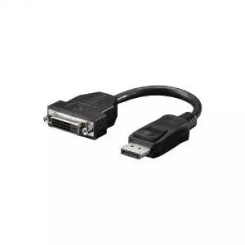 DisplayPort–DVI-D kabelis/adapteris Goobay 69873 0,2 m, melns