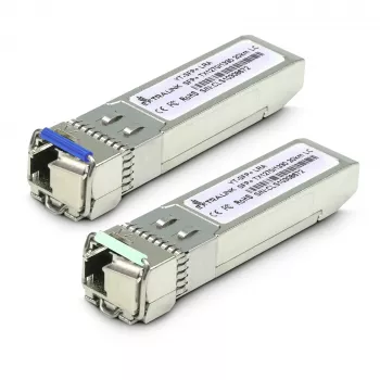 Extralink SFP+ 10G SFP+ WDM modulis 10Gbps 1270/1330nm viena režīma 20km LC DOM pāris