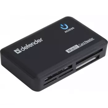 Karšu lasītājs Defender OPTIMUS USB 2.0 Universal Melns
