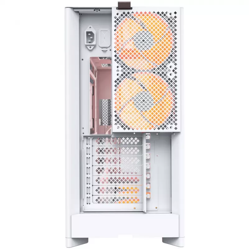 Datora korpuss Montech HS01 PRO Midi Tower balts