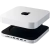 Satechi USB Type-C alumīnija statīvs un centrmezgls Apple Mac mini (sudraba)