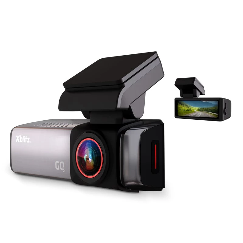 Auto videoreģistrators Xblitz GO3 Full HD 2K (2560x1440) 140° IMX335, 60 kadri/s, GPS, 2 collu displejs, stāvēšanas režīms, MicroSD līdz 128GB