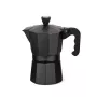 Moka katls Maestro MR-1666-3-Melns, manuāls 3 tasei alumīnija kafijas automāts, 150 ml, melns