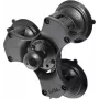 RAM Mounts Twist-Lock Triple Suction Cup Ball Base 3.81 cm Melns