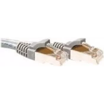 ACT - komutācijas kabelis - RJ-45 (V) uz RJ-45 (V) - 1 m - SSTP kabelis - CAT 6a - pelēks, RAL 7045