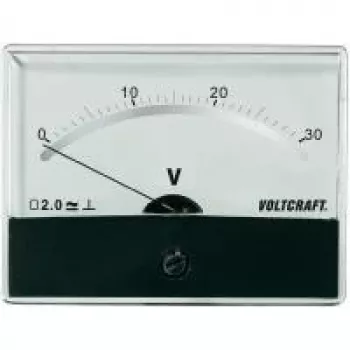 Voltcraft AM-86X65/30V/DC uzstādīšanas mērierīce AM-86X65/30V/DC 30 V kustīgās spoles mērītājs (AM-86X65/30V/DC)