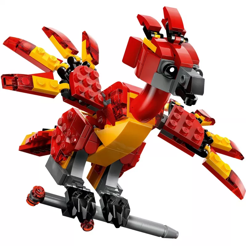 LEGO būvējamais Fenikss — Dumidora fēniksa modelis 76448, 299 detaļas, 160 mm augstums, vecumam 8+