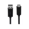 USB kabelis Belkin USB-A - USB-C 0.9m F2CU029BT1M-BLK