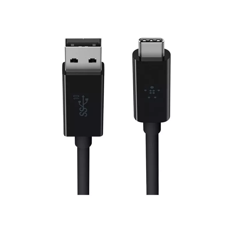 USB kabelis Belkin USB-A - USB-C 0.9m F2CU029BT1M-BLK