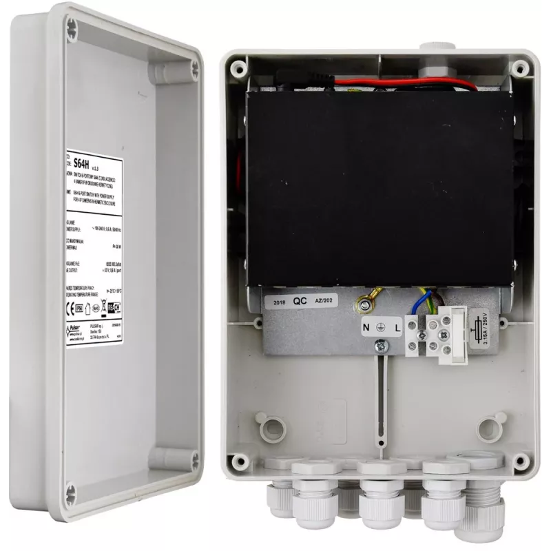 Tīkla PoE slēdzis PULSAR S64H — 6x 10/100 Mb/s pieslēgvietas, PoE atbalsts