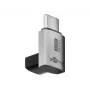 Goobay USB-C vertikālais adapteris 90° pagriezts USB4 - -Plug> (74444)