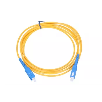 Extralink ielāpu vads SC/UPC-SC/UPC, vienmoda, simplekss, G.657A1, 3 mm, 2 m