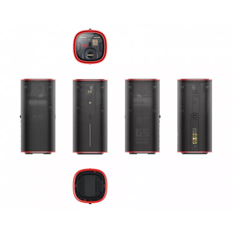 Maršrutētājs ZTE MC8512 G5 Ultra Black-Red Gaming