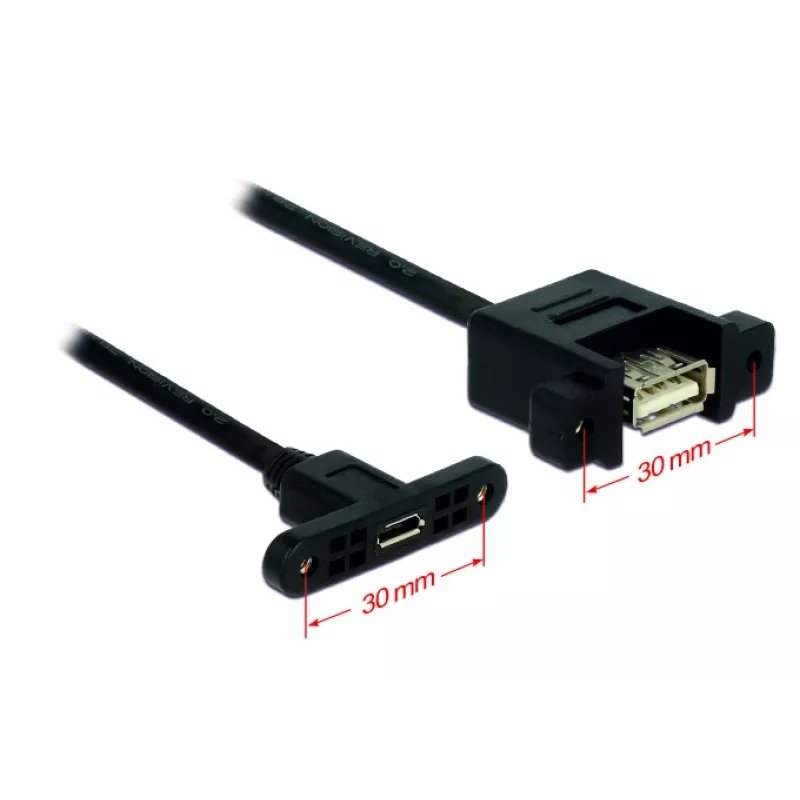 USB kabelis Micro-USB B — USB A DeLOCK 85109 0,25 m