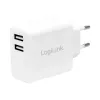 LogiLink barošanas bloks - 12 W - 2,4 A - 2 izejas pieslēgvietas (USB)