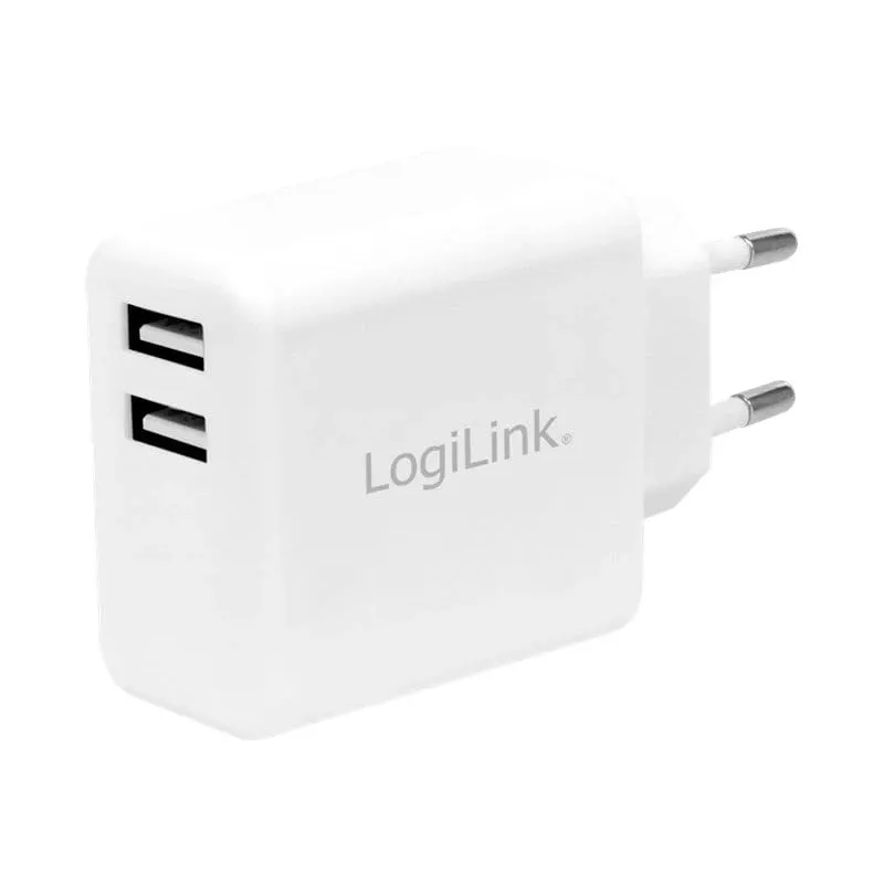 LogiLink barošanas bloks - 12 W - 2,4 A - 2 izejas pieslēgvietas (USB)