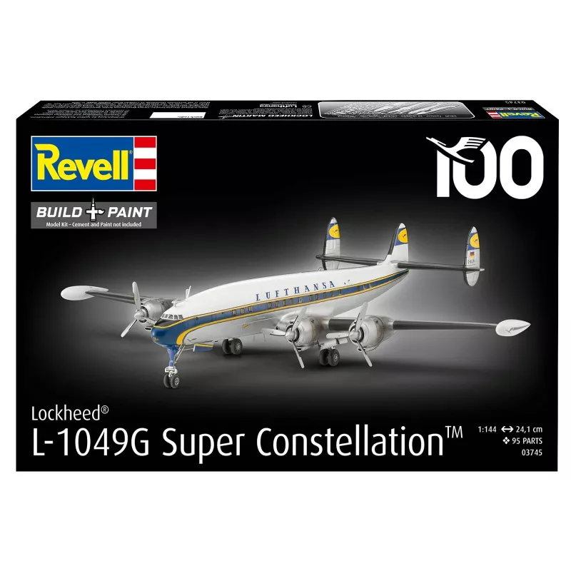 REVELL Lockheed L.1049G Super Constellation Lufthansa plastmasas modeļa komplekts