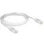 DeLOCK - komutācijas kabelis - RJ-45 (V) - RJ-45 (V) - 50cm - UTP - CAT 6 - Bez halogēniem - Balts (83780)