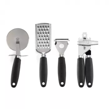 Virtuves piederumu komplekts Russell Hobbs Venus kolekcija 4-daļīgs melns