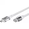 Goobay 74177 - tīkla adapteris kabelis USB 3.1 Type C Gigabit Ethernet 3 m - Network Card - 1.000 Mbps (74177)