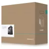 Galddatora korpuss DeepCool CL6600 Melns — atbalsta ATX/PS2/SFX/SFX-L PSU, 140 mm priekšējos ventilatorus, 120/140 mm augšējos/aizmugurējos, 2,5/3,5 collu diskus